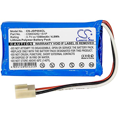Ejjinenbby Replacement Battery Compatible for Jablocom GDP-04 GDP-04D GDP-04A (1300mAh/3.7V), CS603262 1S1P 2930277000 Battery