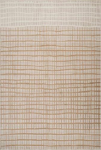 Tapete beige Abani Collection 120x180 cm diseño moderno miniatura 3