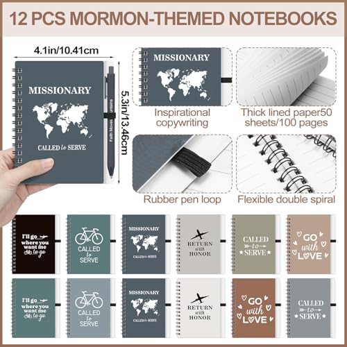 Mormon journal chrétien avec stylo pour baptême évêque église école Gueevin