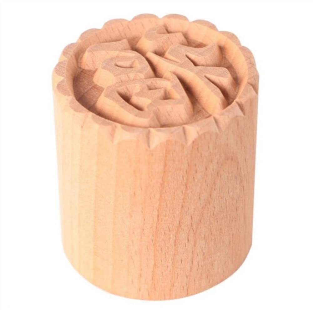 Molde de madera de la galleta, Moldes de chocolate for galletas de madera, molde for sellos en relieve, moldes for galletas y pasteles, molde for hornear con sello chino tradicional for postres redond