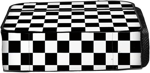 Miniatura 7 de Bolsa de almuerzo a cuadros reutilizable aislada para mantener la comida más fresca, bolsa térmica para el almuerzo para mujeres y hombres