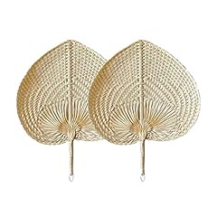 QOTSTEOS natürliche Bambusfächer...