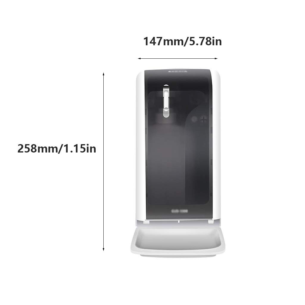 Handseifenspender Flüssigkeitsspender Seifenspender aus Lotionflasche, Infrarot-Sensor automatischer Kunststoff Touchless Automatische, intelligente Induktion Foam for Badezimmer Küche Nachfüllbare Lo