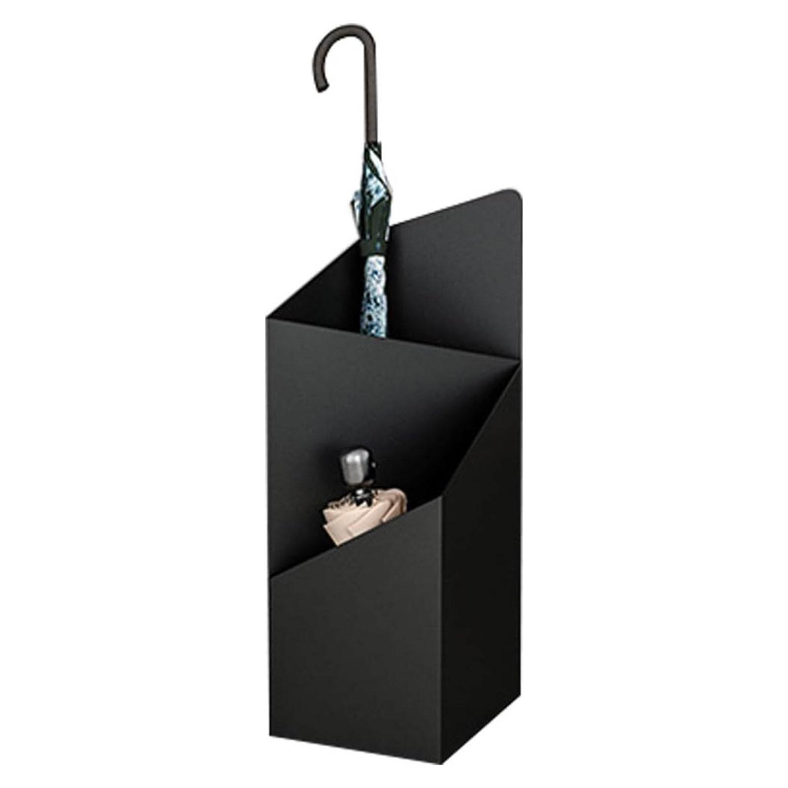 Porte-parapluie en métal noir, la solution durable contre les sols mouillés dans votre entrée