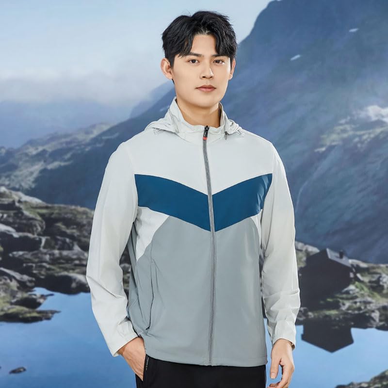 2025 New Men's Ice Silk Quick-Dry Sun Protection Shirt UPF50+ UV-Resistant Fishing Jacket