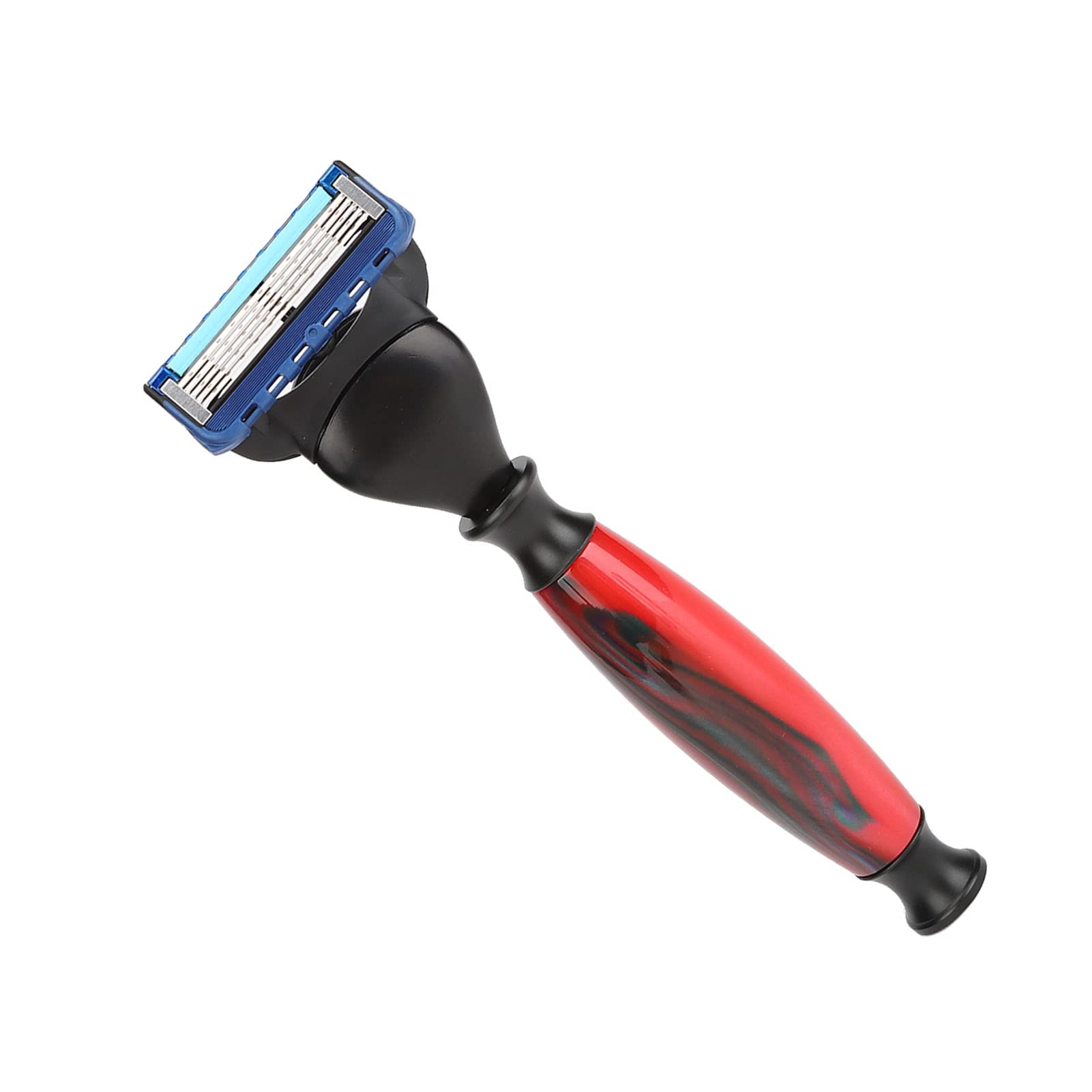 Spazzola per Barba, Setole Sintetiche Fini, Asciugatura Rapida, Impugnatura ergonomica, Design Portatile per Salone, Casa, Viaggio