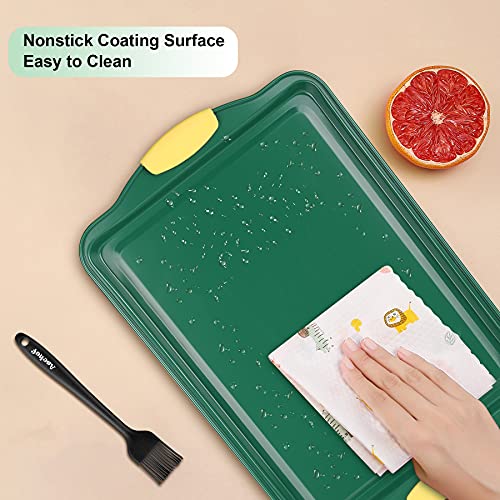 Luxury 10In1 Nonstick Carbon Steel Baking Cake Pan Cookie Sheet Molds Tray Set For Oven, Bpa Free Heat Resistant Bakeware Suppliers Tools Kit For Muffin Loaf Pizza Bread Cheesecake Cupcake Pie Utensil #TOP2