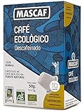 Cápsula Café Ecológico Nespresso Descaf ( 6 Paq. x 10 Uds). Cápsulas Compostables