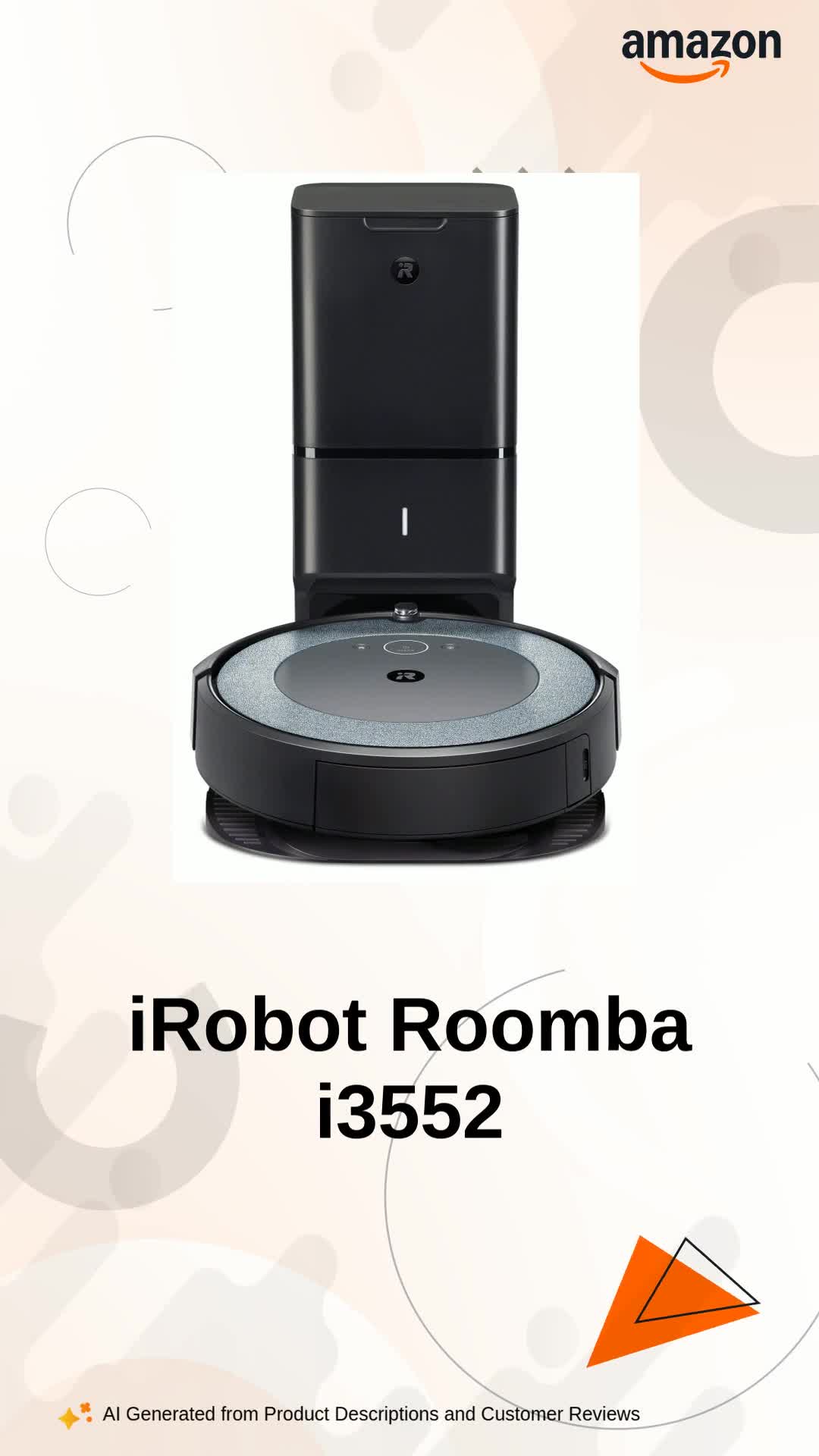 Irobot Roomba i3+(3552) Connected Mapping Robot Vacuum with