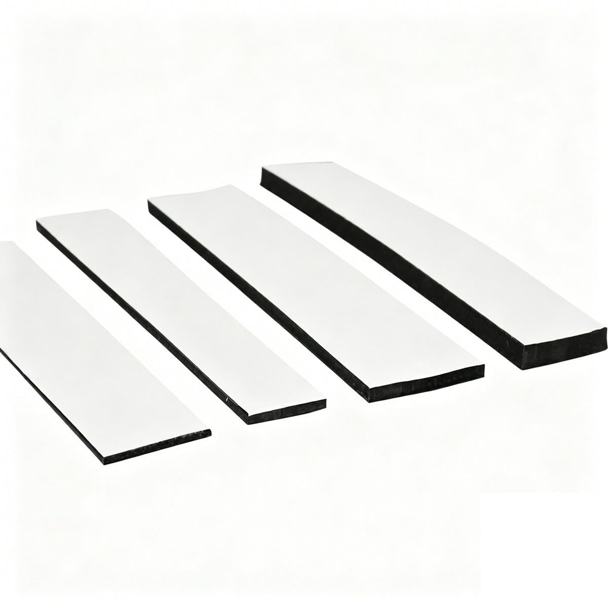 Tbskuy 1Mm X 10Mm Black 50Cm Silicone Rubber Strip Self Adhesive Furniture Anti-Skid Shock Absorption High Temperature Resistan Sealing Strip-50Cm