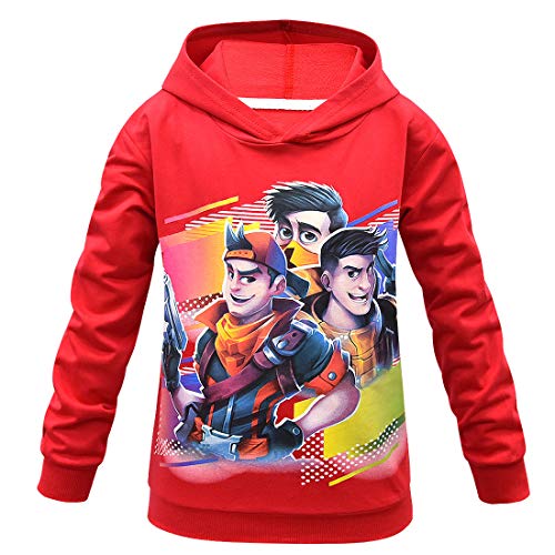 Garçon Sweat à Capuche Automne Hiver Manches Longues T-shirt Coton Pull Cartoon Vêtements 4-10 Ans Cover