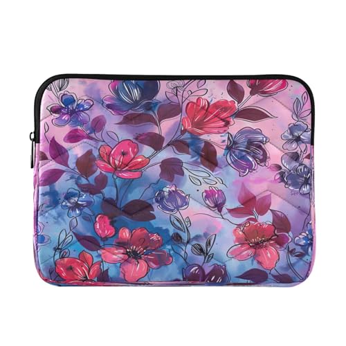 Funda para portátil 13-14 pulgadas impermeable floral
