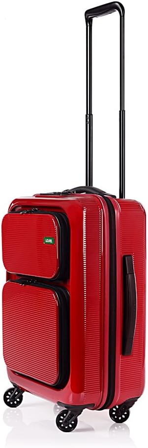 Lojel Horizon 19.5" Hardside Small Carry On Spinner Upright Luggage, Royal Red, 21.7 Inch