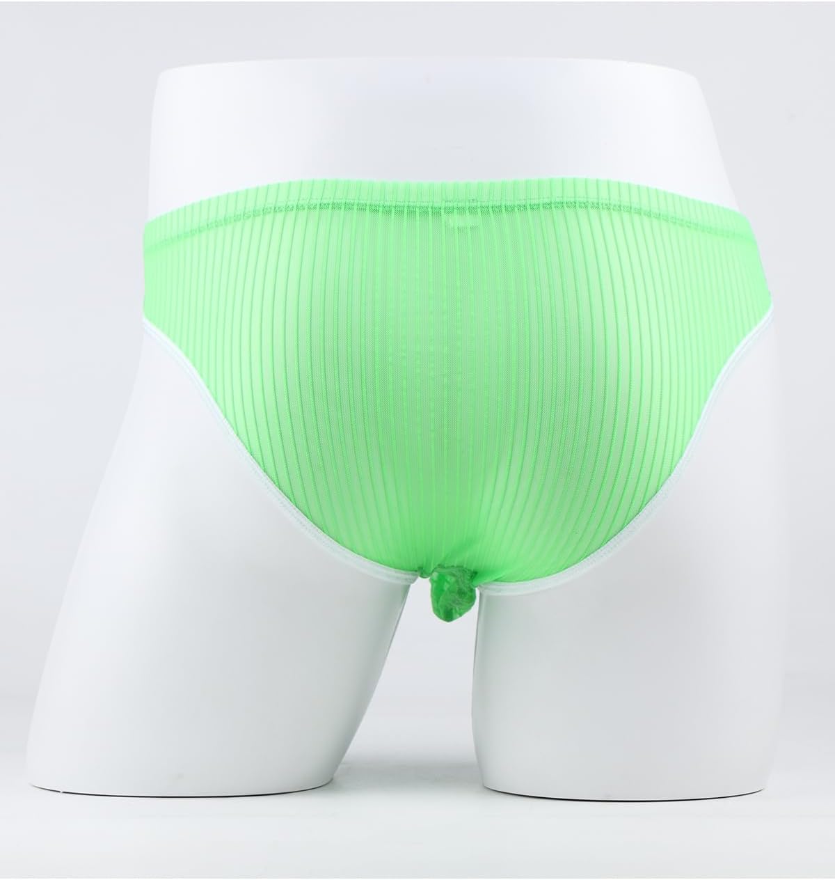 ZONBAILON Mens Bikini Pouch Underwear Sexy Stripe Low Rise Briefs Mesh Panties Breathable Cool S-2XL - Image 5