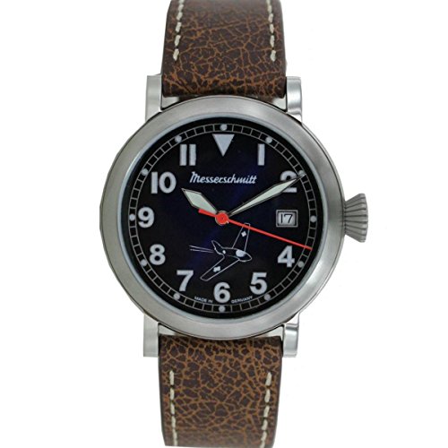 Aristo Hombre Messerschmitt Reloj Planeador Reloj Komet Me de 163bl piel