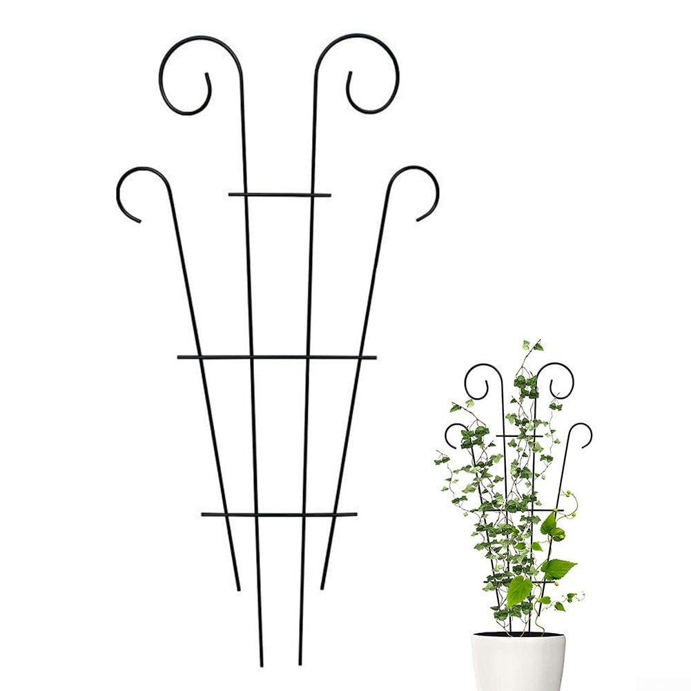 SmallCat Kletterpflanzen Stielstützen, 8 Stück, 4 Größen, Grün – Wiederverwendbare Rankhilfen Für Garten & Zimmer