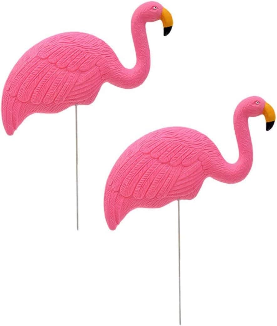 Pink Flamingo Lawn Ornament 12 Pack Flamboyance Flock You've Been Flocked