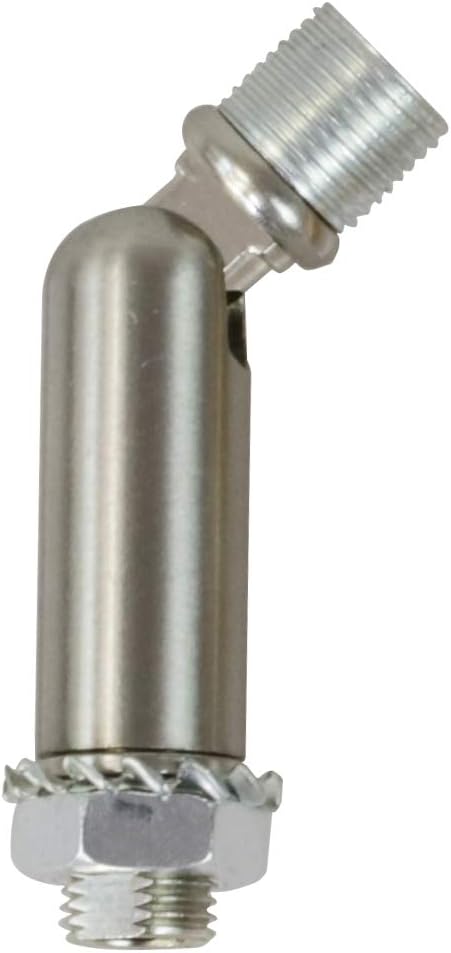 MELUCEE Black Sloped Ceiling Adapter for Chandeliers Pendant Lights 1 Pcs, Suitable for Vaulted or Angled Ceilings