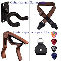 Wogod Sangle de guitare en tissage Jacquard Hootenanny Sangle de guitare avec extrémités en cuir JD-1 - Les Beatles, Paul McCartney, John Lennon, RIngo Starr, George Harrison Wogod Sangle de guitare en tissage Jacquard Hootenanny Sangle de guitare avec extrémités en cuir JD-1 – Image 6