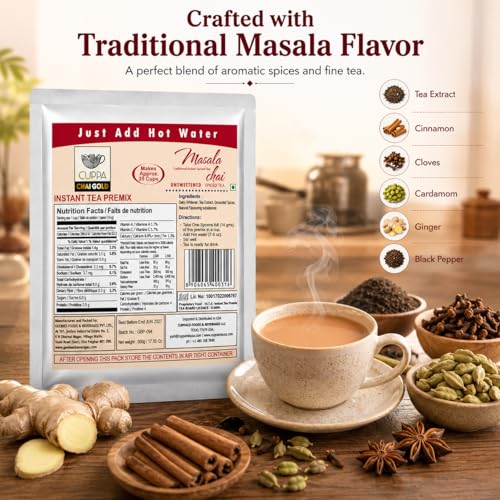Té chai premix sin azúcar 500g miniatura 2