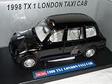 london taxi 1/18 Aus Metall mit Plastikteilen Sun Star Austin London Taxi Cab 1998 Tx1 Schwarz 1/18 Sunstar Modellauto Modell Auto