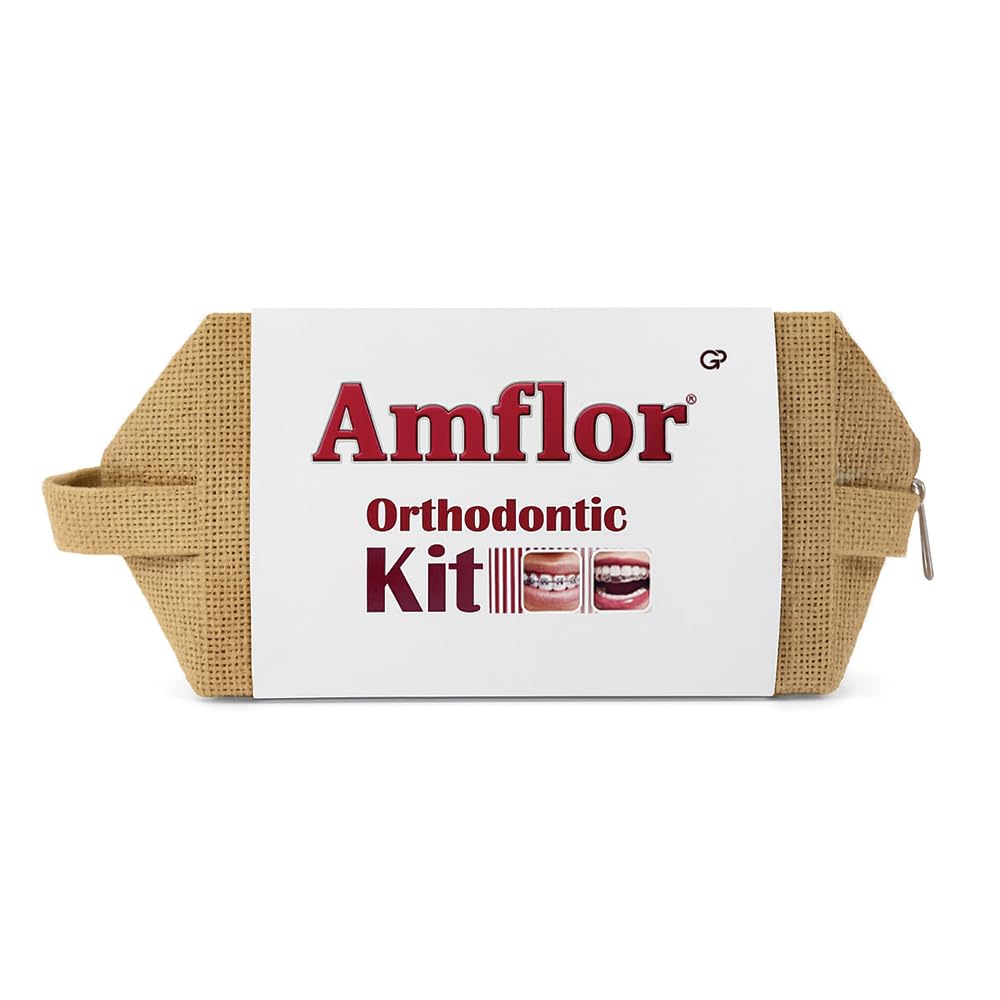 Amflor Orthodontic Kit | Amflor Toothpaste & Mouthwash | Castus Orthodontic Brush | Braces Wax