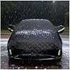 Funda para auto protector contra granizo para Kia Sonet 2024-2025, media funda automática impermeable para exteriores, para todo clima, nieve, polvo y sol, con tiras reflectantes (Negro) xh319 4