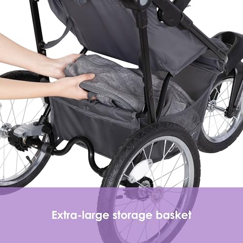 Baby Trend Journey Jogging Stroller, Stellar Grey - image 8