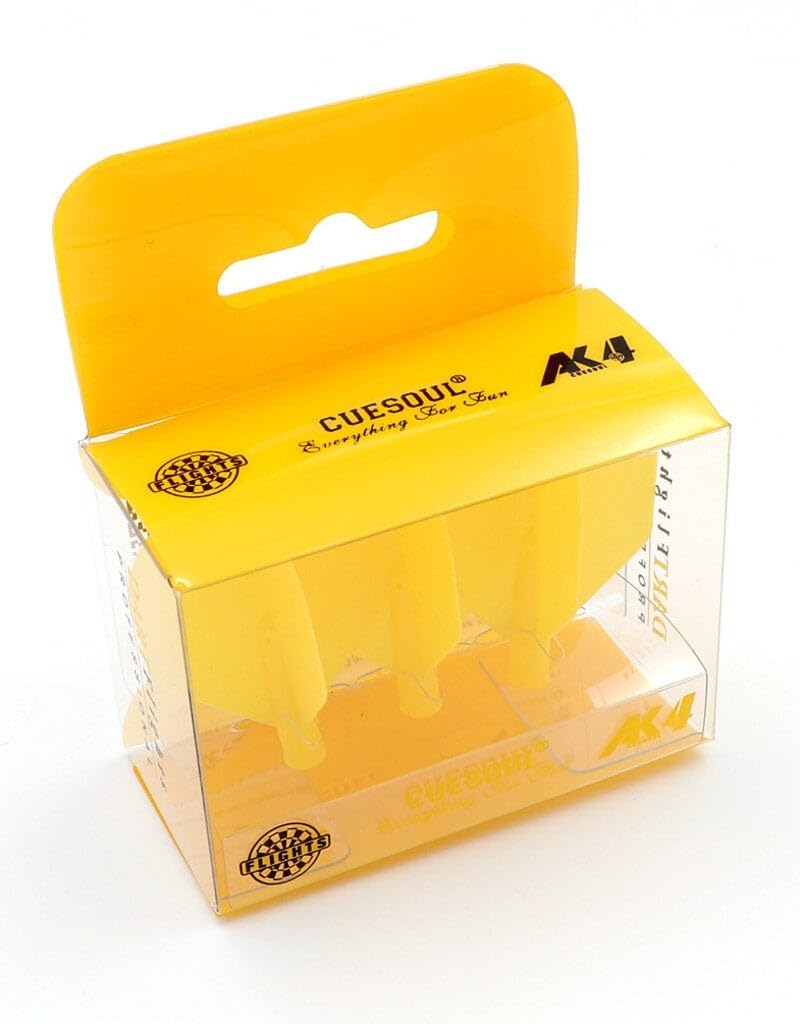 CUESOUL - Tero Flight System AK4 - Yellow Standard - Dart Flights
