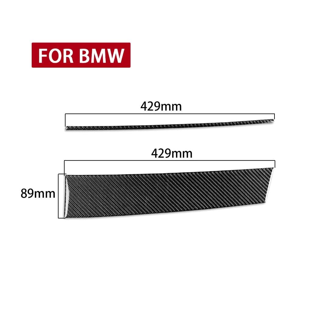 Carbon Fiber Car Interior Accessories Central Control Dashboard Glove Box Frame Cover Trim For BMW X5 E70 2007 2008 2009(left drive)