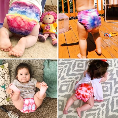 Image of Mama Koala 1.0 Cloth Diapers for Babies, 6 Pack Pocket Shell Only (NO Inserts) - One Size Washable and Reusable Pocket Diapers for Newborns and Toddlers - 160087