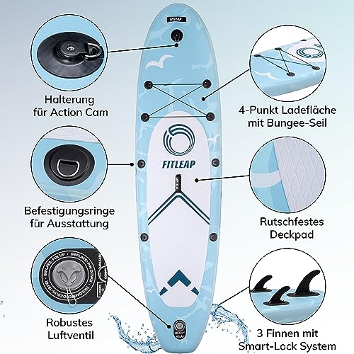 Fitleap Premium Aufblasbares Stand Up Paddle Board im Vergleich