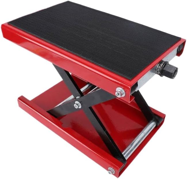 Motorcycle Jack Stand 1102lbs Max Load Adjustable Lift 85-340mm Compatible with Motorcycle