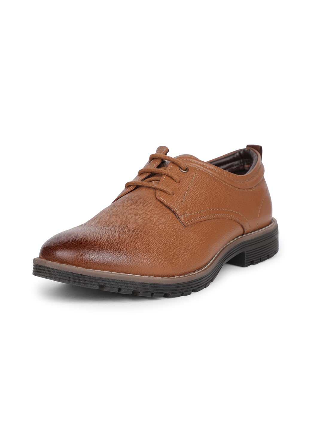 bata Knox Derby, Men's Tan Formal Derby Shoes-picture-31