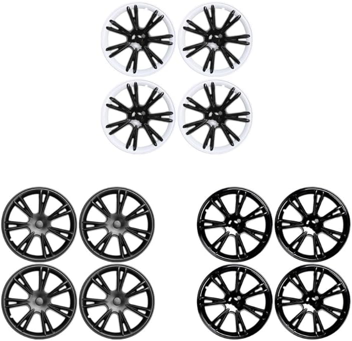 19 インチ自動車ホイールキャップフルリムカバーホイールキャップアクセサリースクイズインストールで互換性 4 Ferrari 60  MM用リム用防水センターキャップ4個セット、取り外し可能で取り付け簡単、自動車改造装飾アクセサリー,A Red 19 インチ自動車ホイールキャップフルリムカバーホイールキャップアクセサリースクイズインストールで互換性 4 個