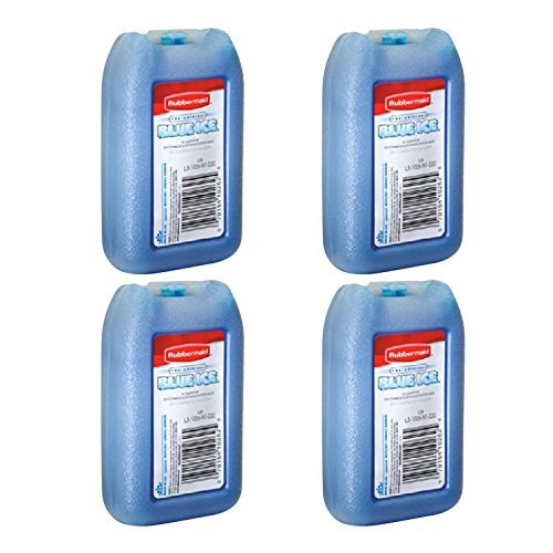 Rubbermaid - 1026-TL-220'BLUE ICE' MINI PAK, Reusable, 8 OZ (4 Pack)