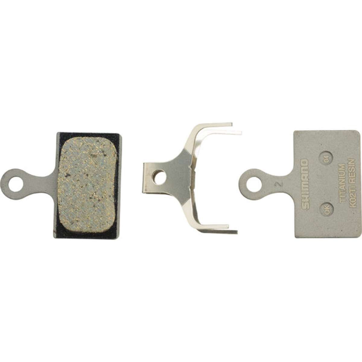 Shimano K02Ti Resin Disc Brake Pad for Flat Mount BR-R9170, BR-RS805, BR-RS505 Road Disc Calipers