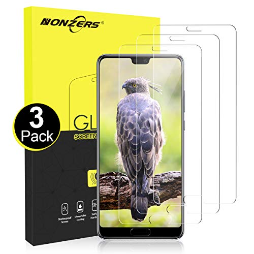 NONZERS Vetro temperato per Huawei P20, [3 Pezzi]