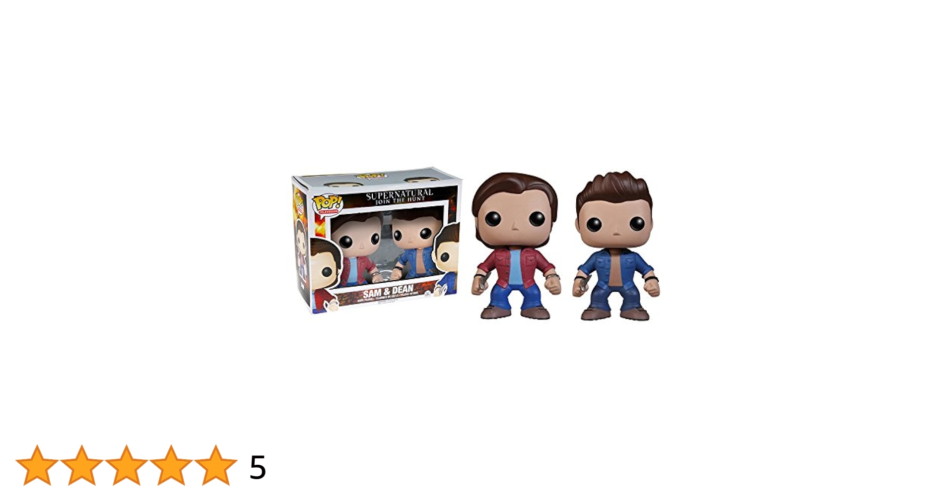 SUPER NATURAL FUNKO POP! SAM/DEAN Sam and Dean (Supernatural) Funko Pop! Vinyl Figure 2 Pack