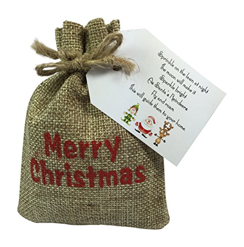 Christmas Eve Box Fillers for Children Reindeer Dust with Gift Bag