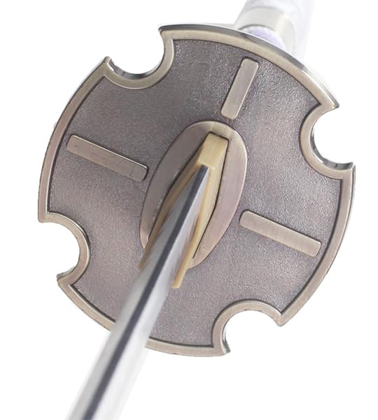 One Piece Sabre Luffy Katana en Bois - Lame Nidai Kitetsu Replique Presentoir