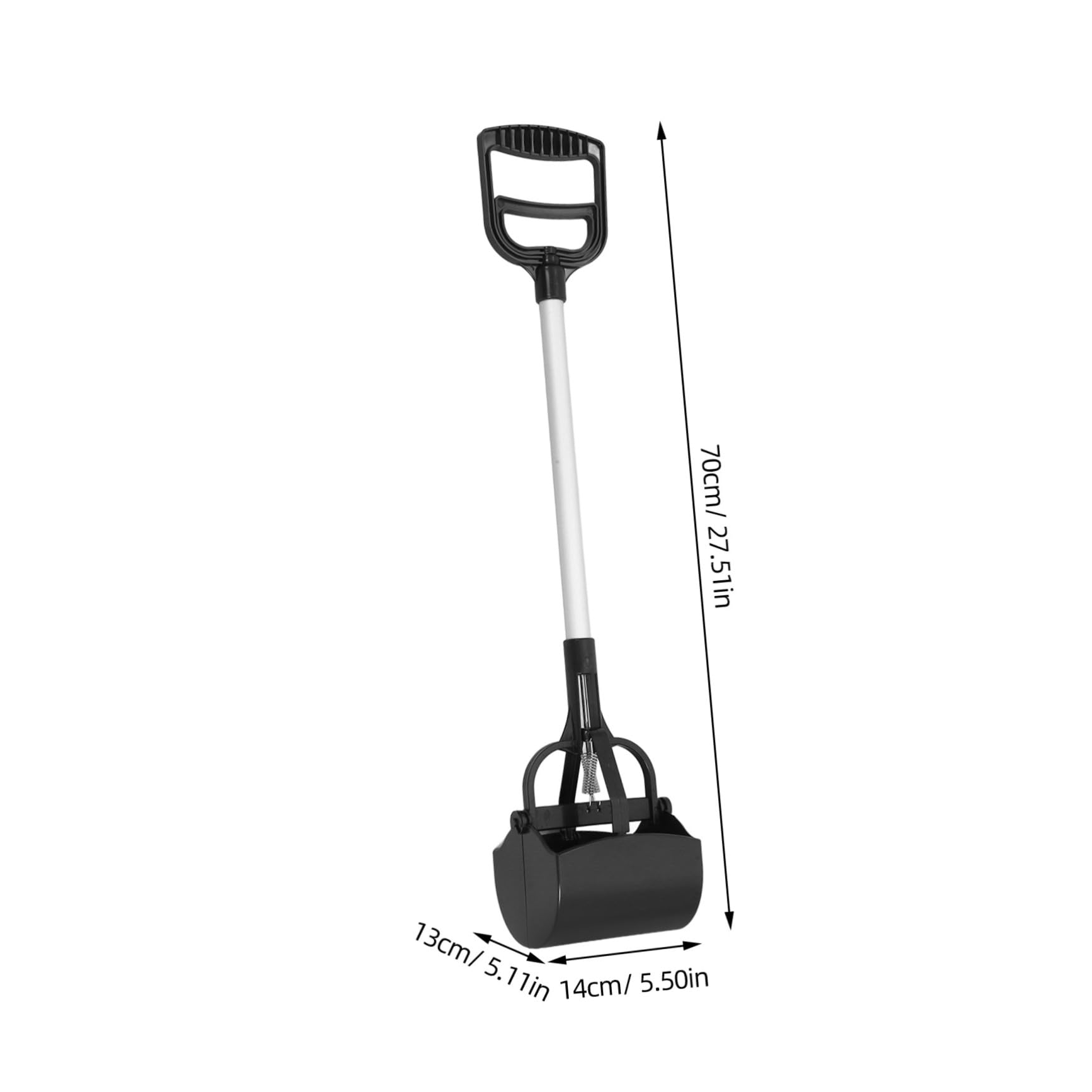 Ramasse-crottes D’animaux Long Manche 1pc en Plastique pour Extérieur