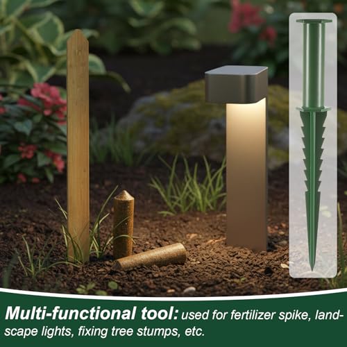 Herramienta metalica para fertilizante de árboles con profundidad 12 pulg miniatura 5