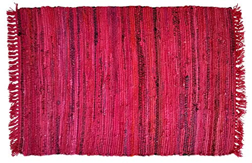 Sturbridge Country Rag Rug in Red 24