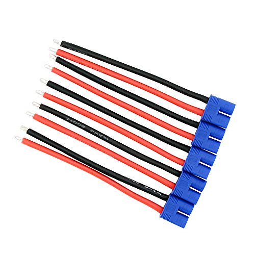 Cables con conectores EC3 macho BDHI-22 de silicona resistente para alta corriente 2