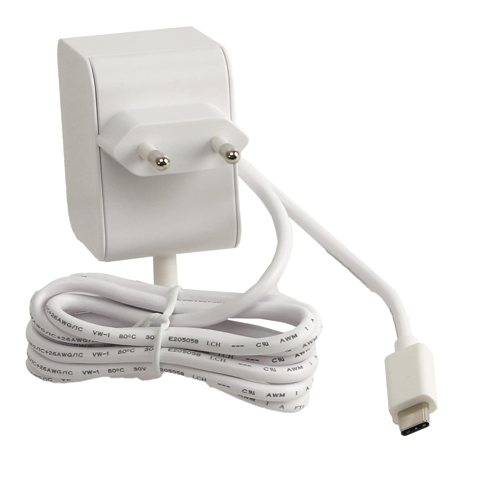 Raspberry Pi 5 Official 27W with USB-C PC Power Supply - White Colour