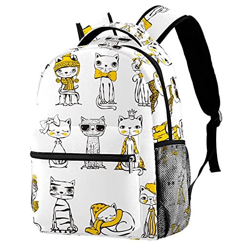 Sac à dos chat ergonomique pour soulager le dos avec style multicolore