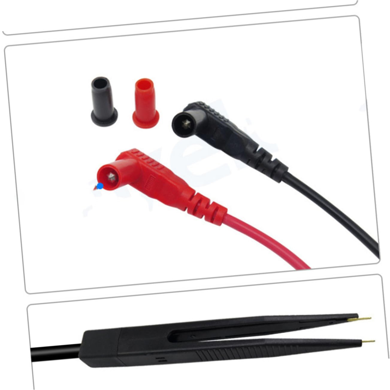 Kit Puntali Tester Multimetro Set Affidabile 21 in 1 Clip Coccodrillo Elettrica in PVC per Test Elettrici Professionali