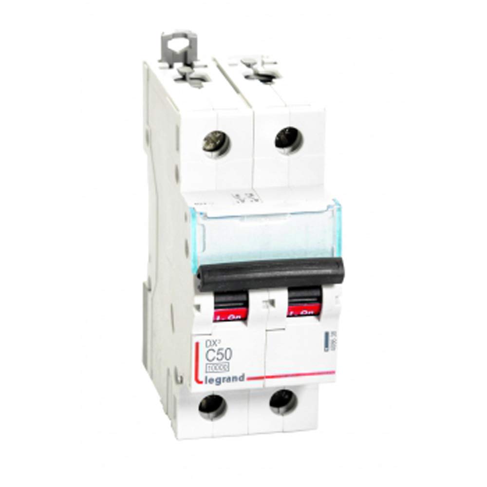 Legrand DX3 2 Pole 415 V~ C-Curve 32 (A) -4086 36 MCBs, White