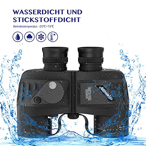 Fernglas mit Entfernungsmesser und Nachtsichtfunktion 10×50